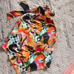 Never Fully Dressed Multicolor Abstract Top